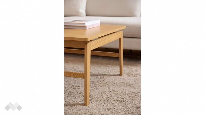 Холна маса Есекс дъб натурал - изглед 5