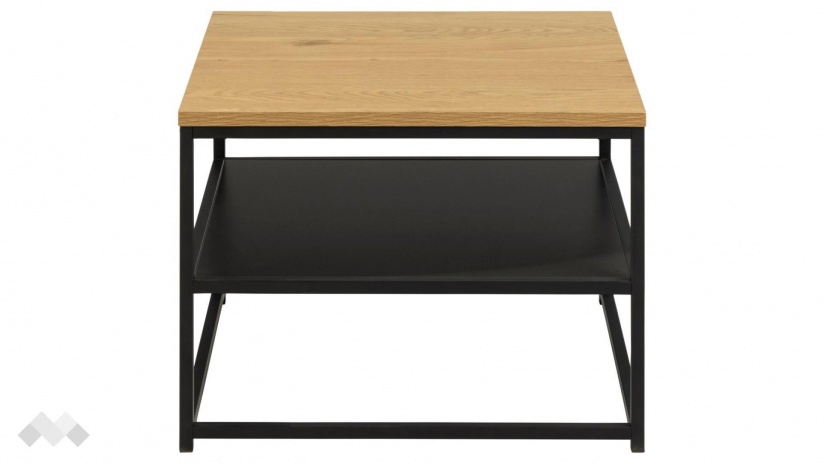 Холна маса Гила тъмен дъб с черен мат - изглед 2