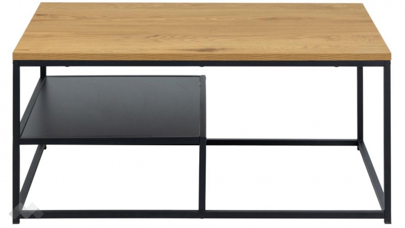 Холна маса Гила тъмен дъб с черен мат - изглед 3