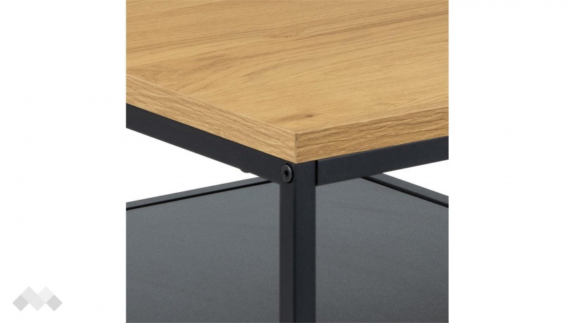 Холна маса Гила тъмен дъб с черен мат - изглед 4