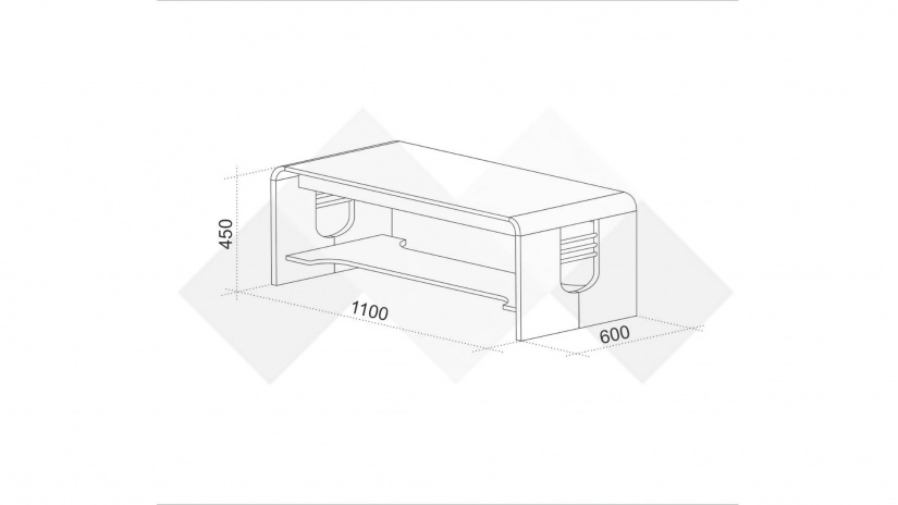 Холна маса Ира винтидж с античен дъб - изглед 2