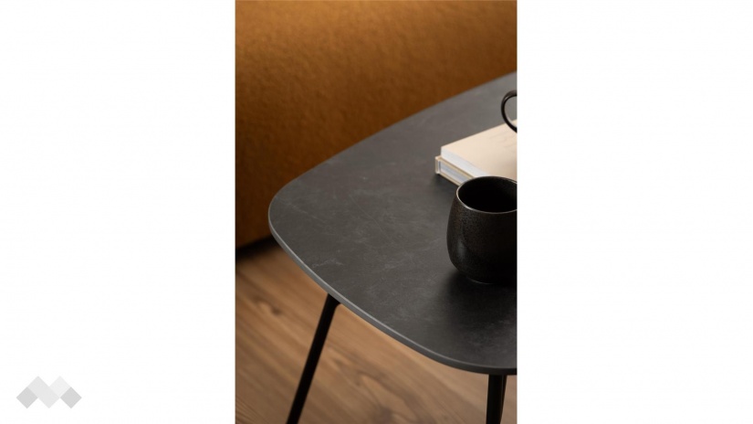 Холна маса Каракас черен мат - изглед 7 - МебелМаг Холна маса Каракас черен мат - изглед 7