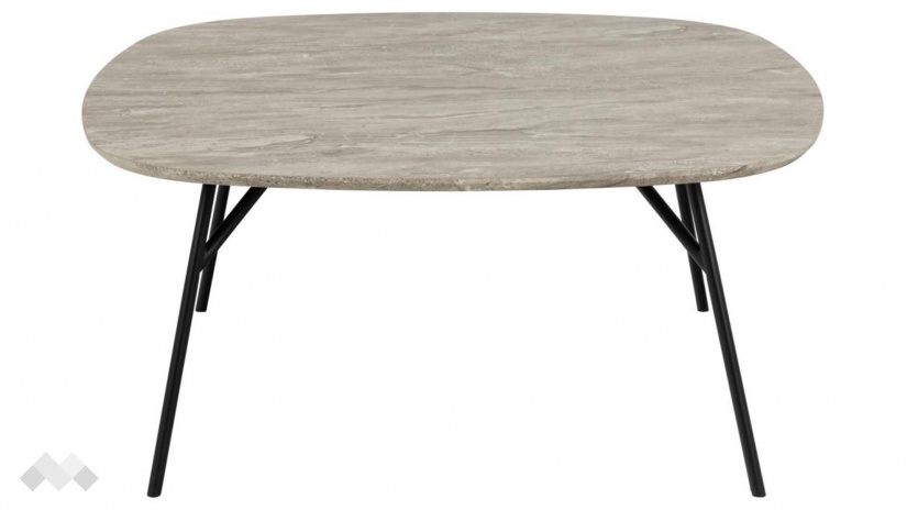 Холна маса Каракас сив мрамор - изглед 2 - МебелМаг Холна маса Каракас сив мрамор - изглед 2