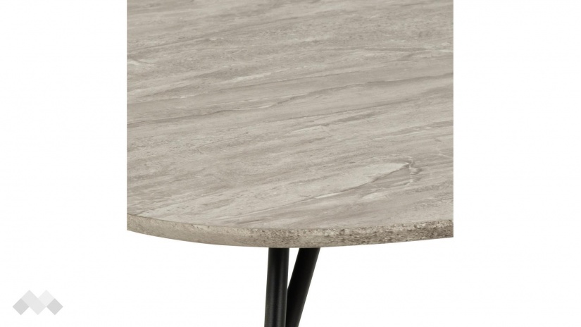 Холна маса Каракас сив мрамор - изглед 3 - МебелМаг Холна маса Каракас сив мрамор - изглед 3