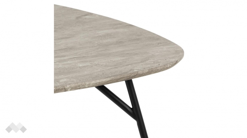 Холна маса Каракас сив мрамор - изглед 4 - МебелМаг Холна маса Каракас сив мрамор - изглед 4