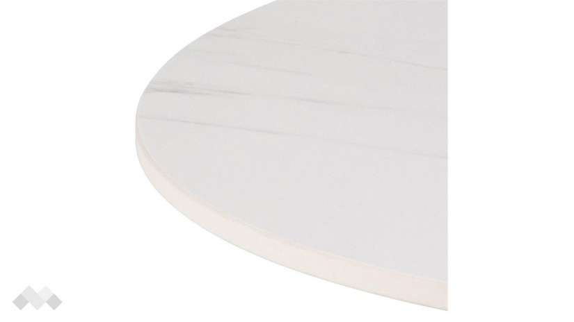 Холна маса Малта бял с бял мат - изглед 2 - МебелМаг Холна маса Малта бял с бял мат - изглед 2