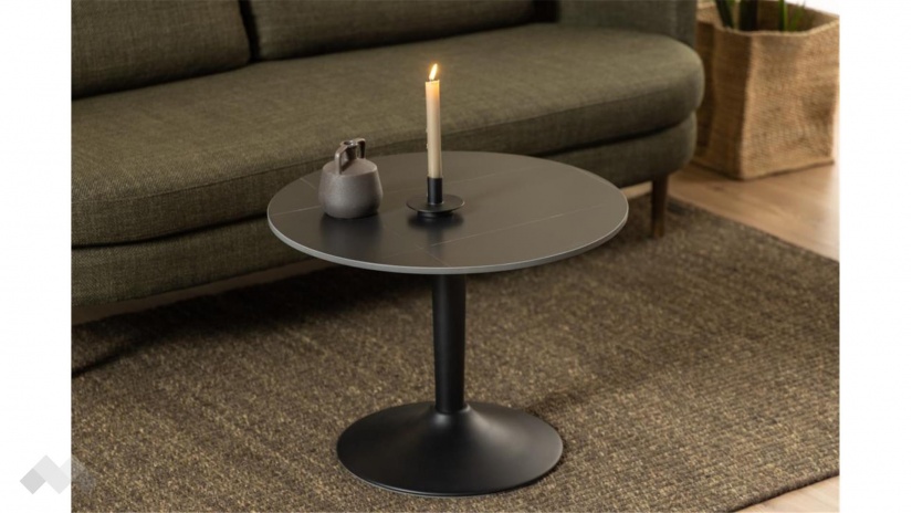 Холна маса Малта черен с черен мат - изглед 4