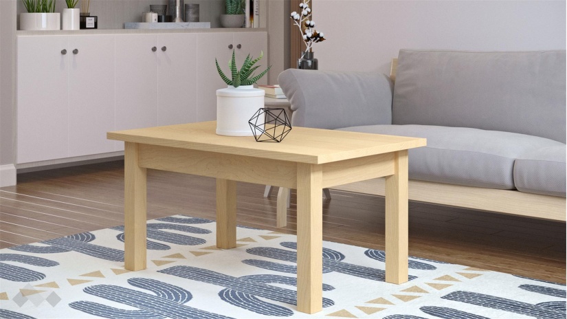 Холна маса Нати натурален - изглед 1 - МебелМаг Холна маса Нати натурален - изглед 1