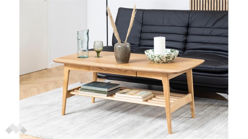 Холна маса Ема дъб натурал - изглед 4