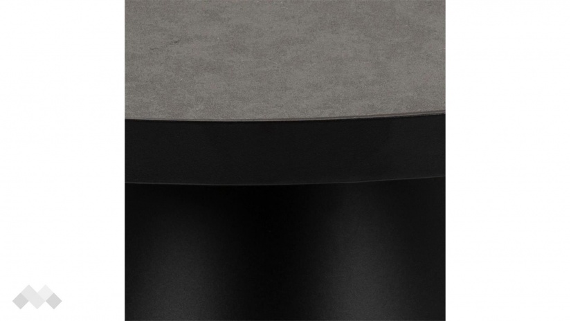 Холна маса Соли черен с черен мат - изглед 3