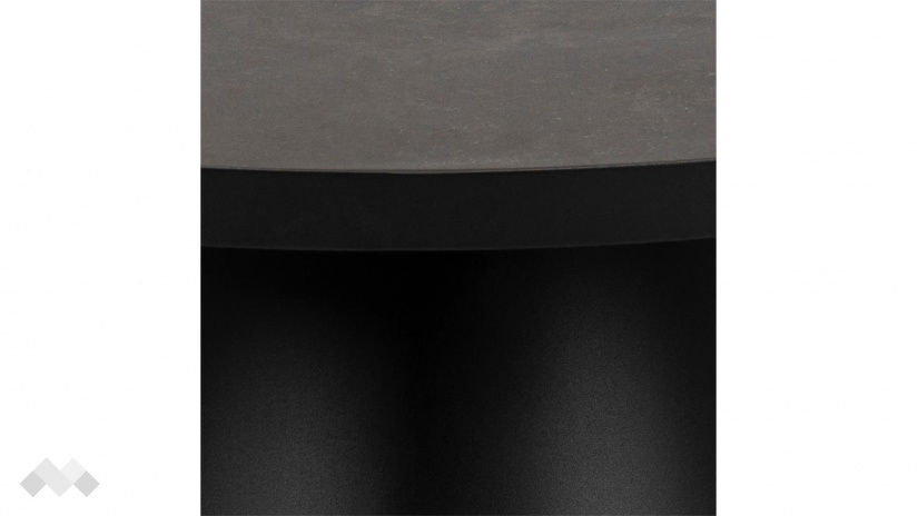 Холна маса Соли черен с черен мат - изглед 3 - МебелМаг Холна маса Соли черен с черен мат - изглед 3