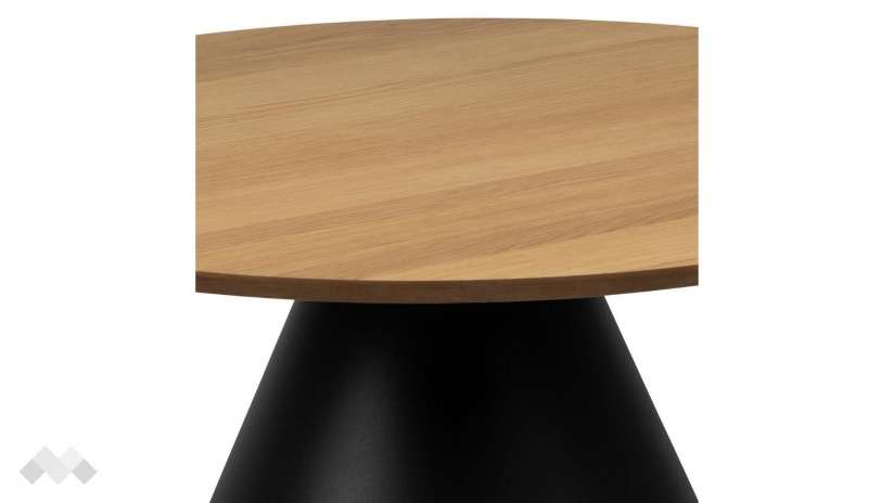 Холна маса Соли дъб натурал с черен мат - изглед 2