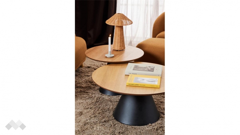 Холна маса Соли дъб натурал с черен мат - изглед 5