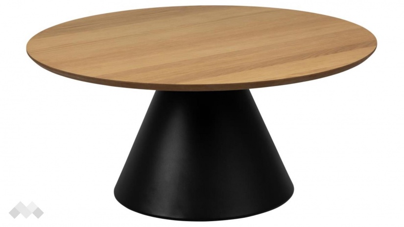 Холна маса Соли дъб натурал с черен мат - изглед 1