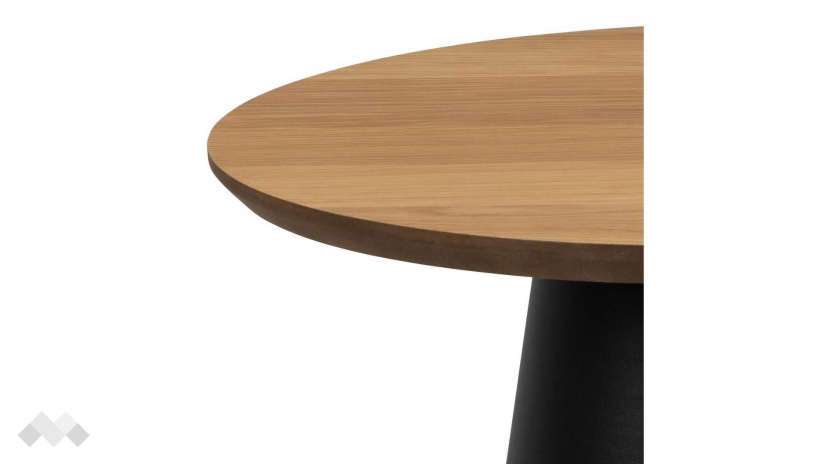 Холна маса Соли дъб натурал с черен мат - изглед 2