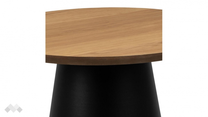 Холна маса Соли дъб натурал с черен мат - изглед 3