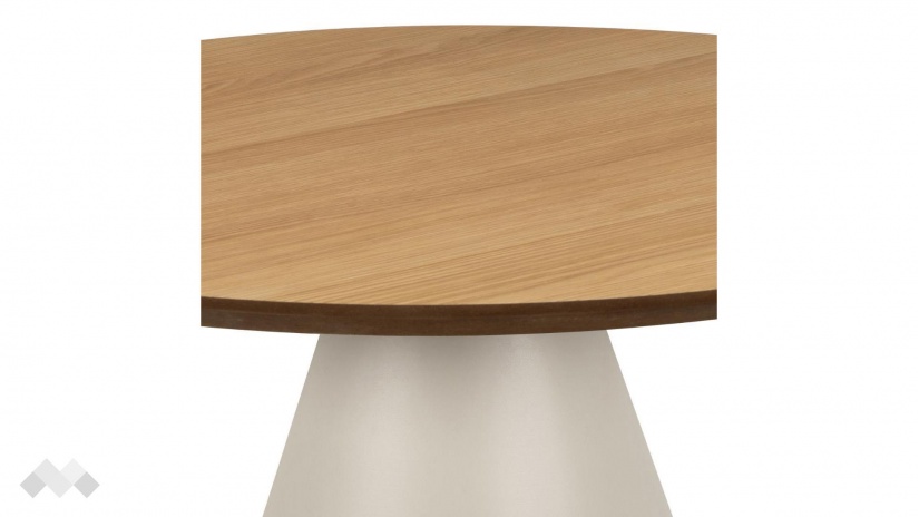 Холна маса Соли дъб натурал със сив мат - изглед 3 - МебелМаг Холна маса Соли дъб натурал със сив мат - изглед 3