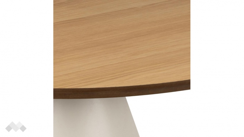 Холна маса Соли дъб натурал със сив мат - изглед 4 - МебелМаг Холна маса Соли дъб натурал със сив мат - изглед 4