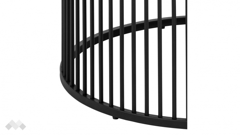 Холна маса Стрингтън черен мрамор с черен мат - изглед 5