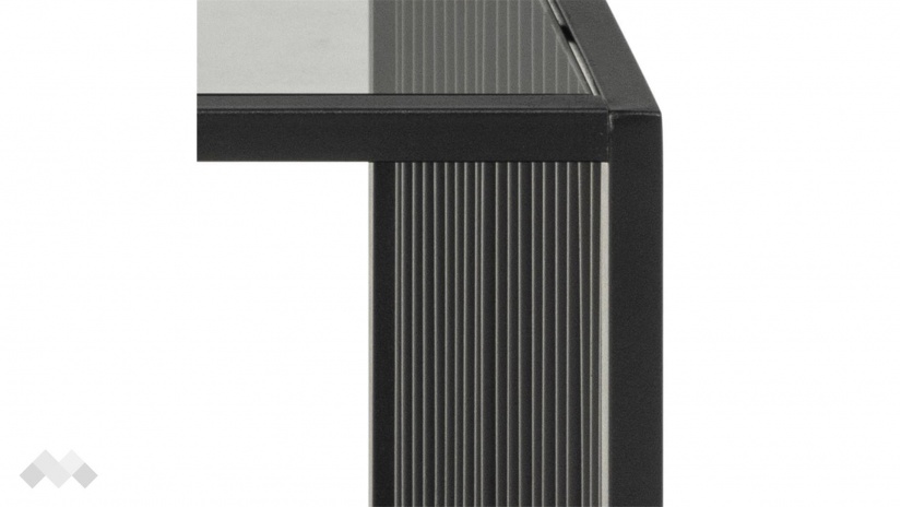 Холна маса Стрингтън черен мрамор с черен мат - изглед 4