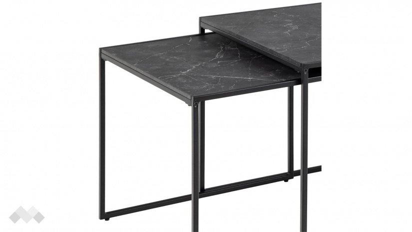 Холна маса Инфинити комплект маси черен - изглед 5 - МебелМаг Холна маса Инфинити комплект маси черен - изглед 5