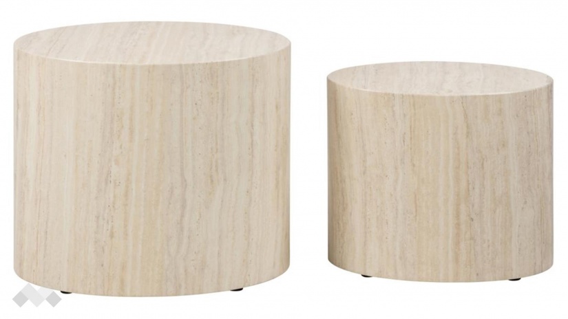 Холна маса Миши комплект маси травертин - изглед 2