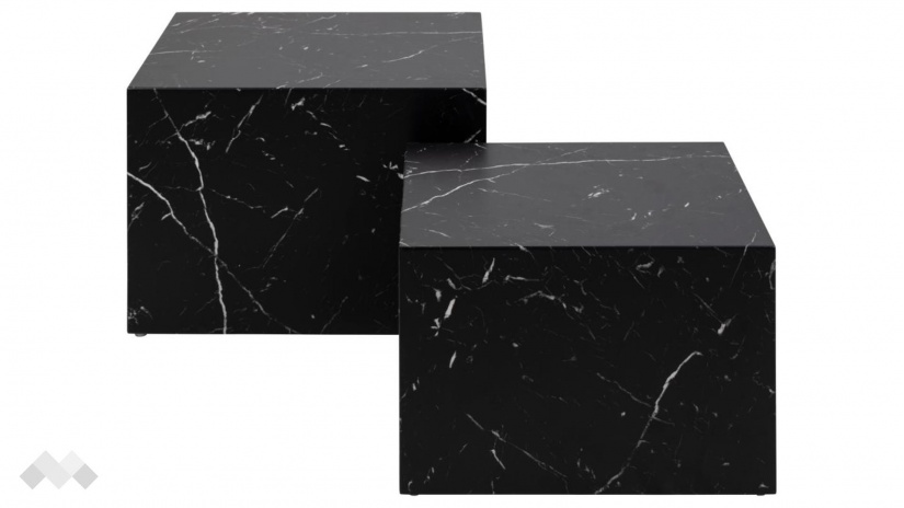 Холна маса Заре черен мрамор - изглед 2 - МебелМаг Холна маса Заре черен мрамор - изглед 2