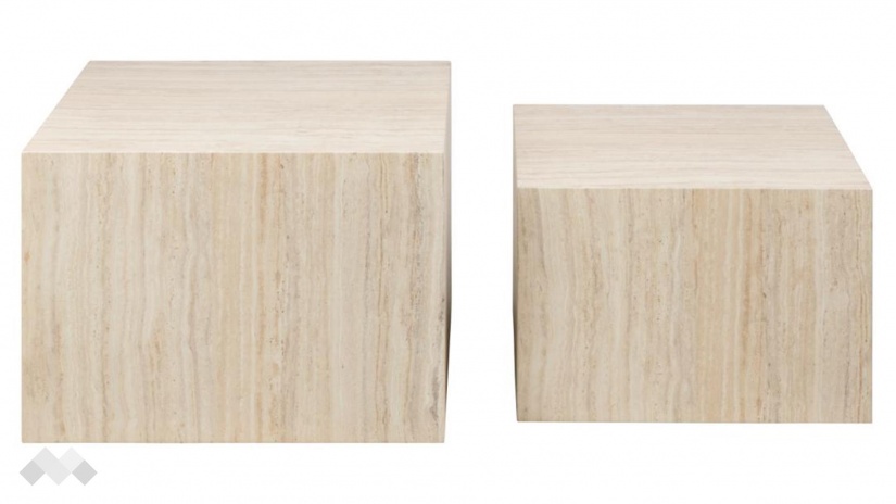 Холна маса Заре комплект маси травертин - изглед 2 - МебелМаг Холна маса Заре комплект маси травертин - изглед 2