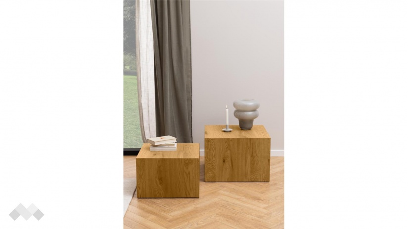 Холна маса Заре комплект маси тъмен дъб - изглед 4 - МебелМаг Холна маса Заре комплект маси тъмен дъб - изглед 4