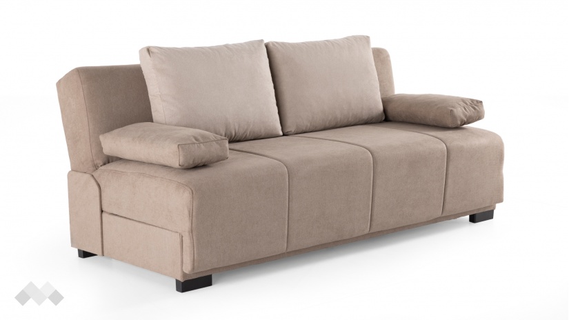 Клик-клак канапе Бостън триместни кафяв - изглед 2