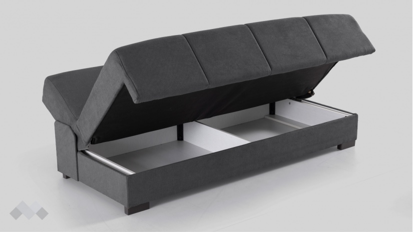 Клик-клак канапе Бостън триместни сив - изглед 4 - МебелМаг Клик-клак канапе Бостън триместни сив - изглед 4