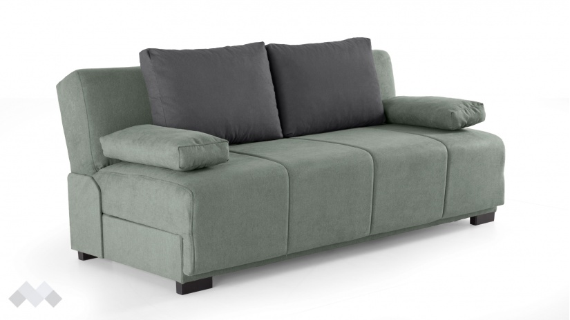 Клик-клак канапе Бостън триместни зелен - изглед 2