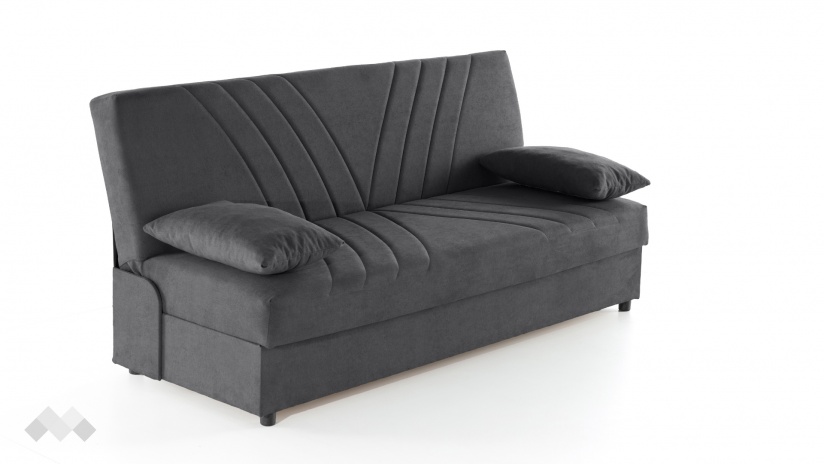 Клик-клак канапе Фиджи триместни сив - изглед 2 - МебелМаг Клик-клак канапе Фиджи триместни сив - изглед 2