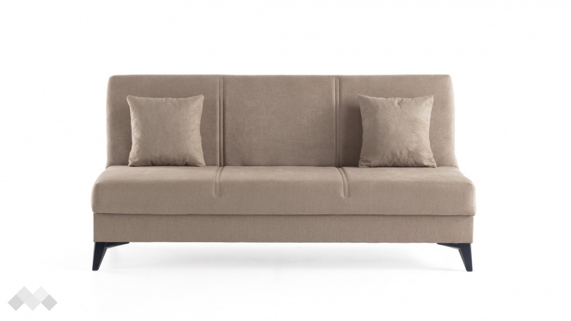 Клик-клак канапе Мерит триместни кафяв - изглед 3 - МебелМаг Клик-клак канапе Мерит триместни кафяв - изглед 3