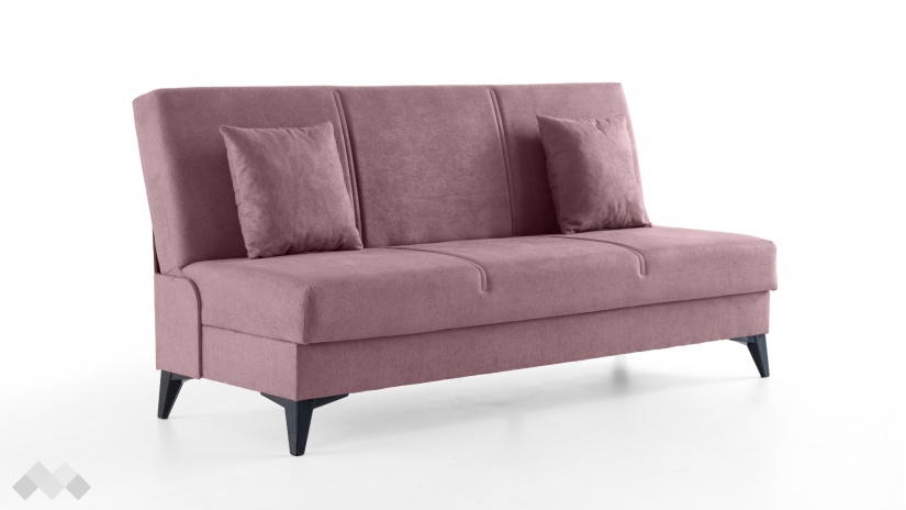 Клик-клак канапе Мерит триместни лилав - изглед 2 - МебелМаг Клик-клак канапе Мерит триместни лилав - изглед 2