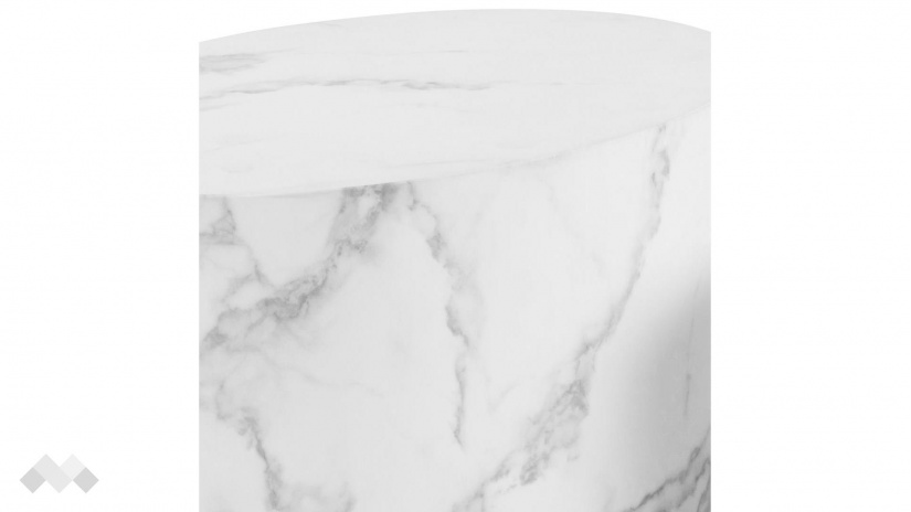 Холна маса Миши комплект маси бял мрамор - изглед 4