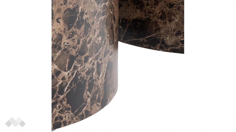 Холна маса Заре комплект маси кафяв мрамор - изглед 4