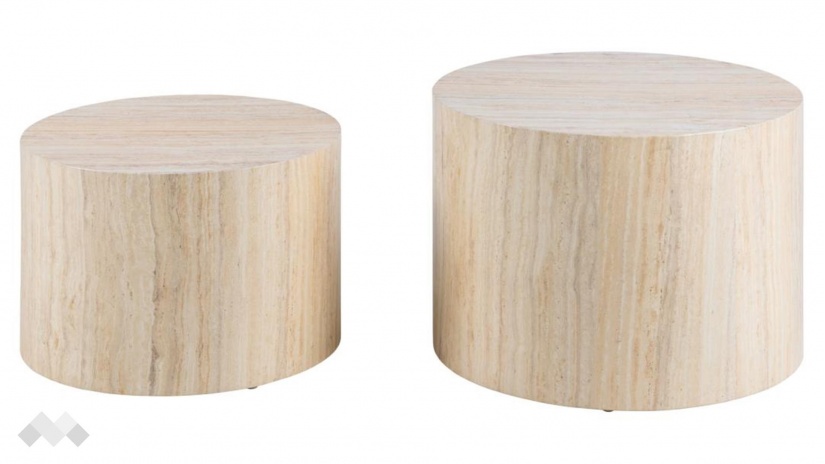 Холна маса Заре комплект маси травертин - изглед 2 - МебелМаг Холна маса Заре комплект маси травертин - изглед 2