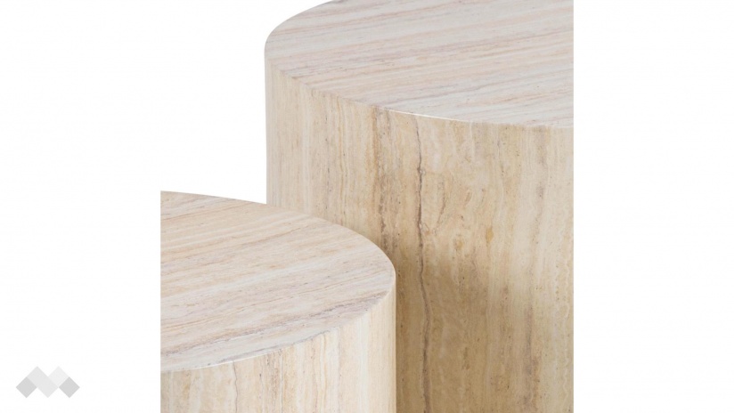 Холна маса Заре комплект маси травертин - изглед 3 - МебелМаг Холна маса Заре комплект маси травертин - изглед 3