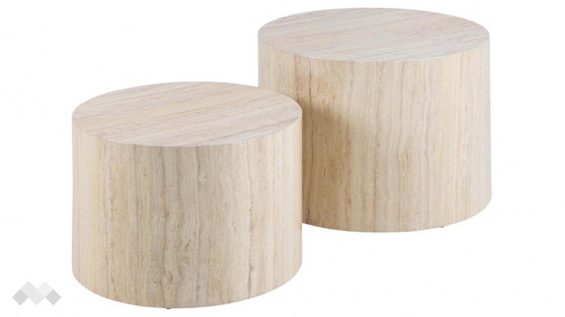 Холна маса Заре комплект маси травертин - изглед 1 - МебелМаг Холна маса Заре комплект маси травертин - изглед 1