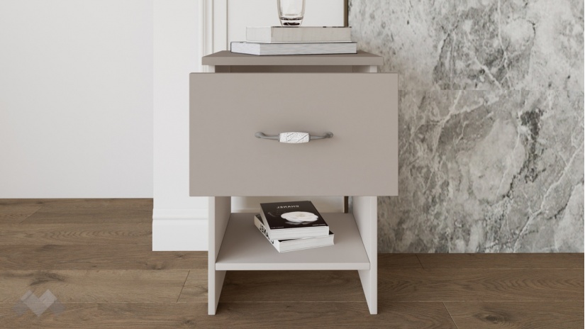 Нощни шкафчета Еридан кашмир с капучино мат - изглед 2