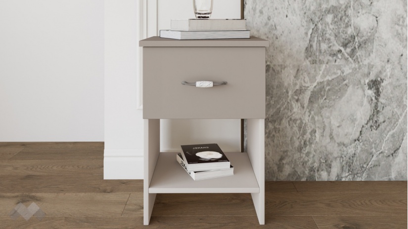 Нощни шкафчета Еридан кашмир с капучино мат - изглед 1
