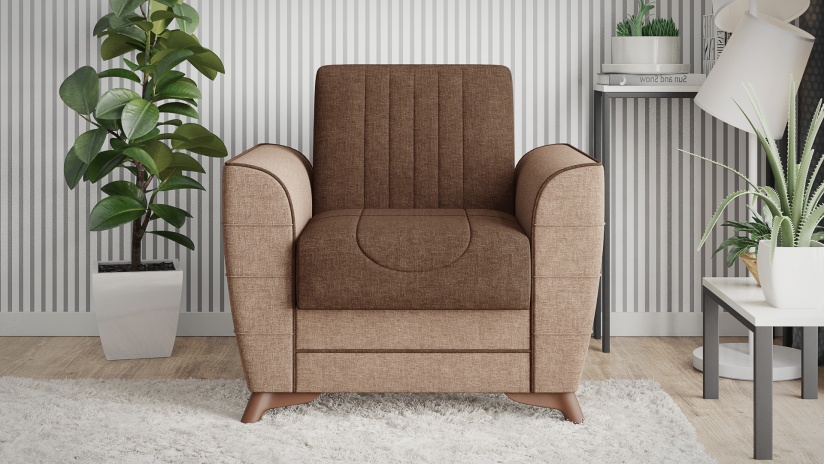 Комплект дивани за дневна Ялта комплекти кафяв с бежово - изглед 12