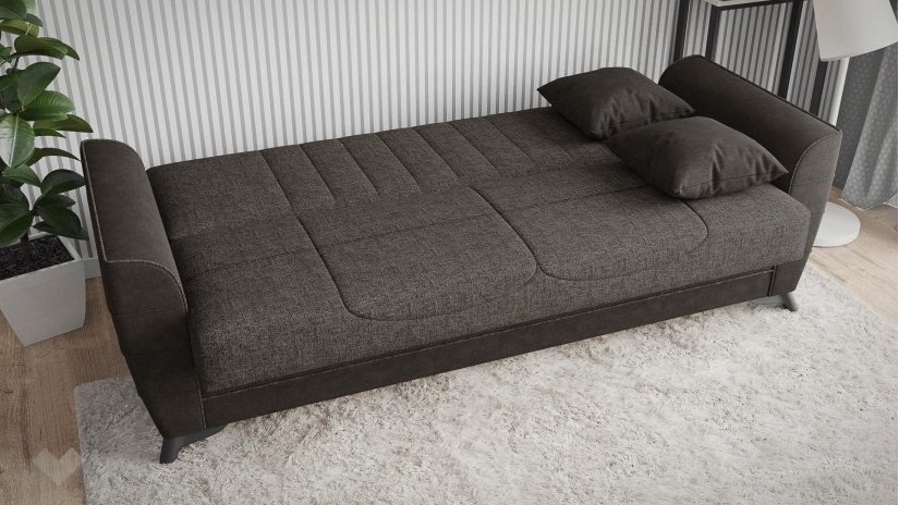 Комплект дивани за дневна Ялта комплекти сив с черно - изглед 6