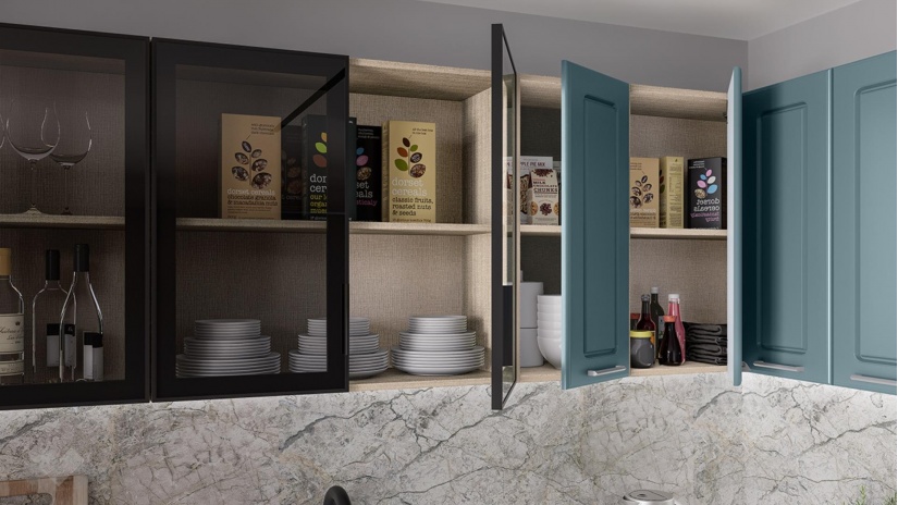 Кухня Дана ъглови деним мат с мока - изглед 8