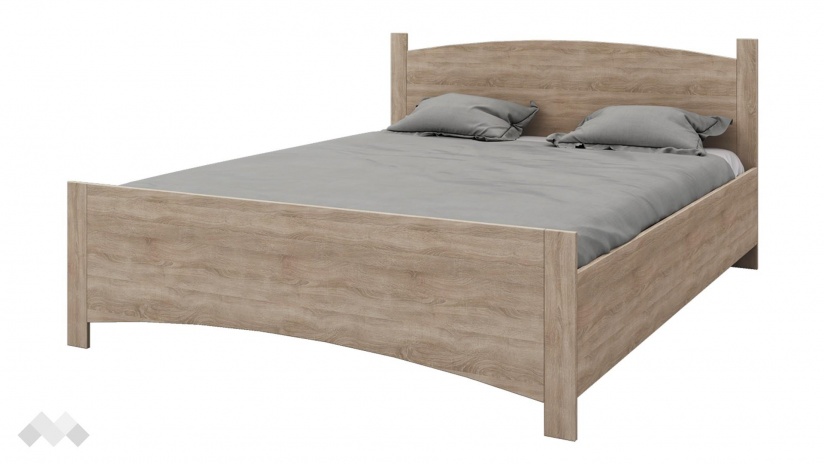 Спалня 160/200 Одеса тъмна сонома - изглед 1