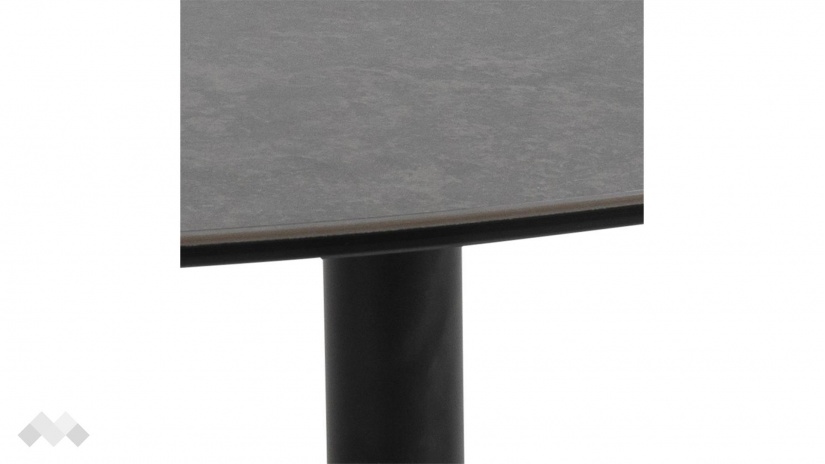 Холна маса Барнсли черен - изглед 3