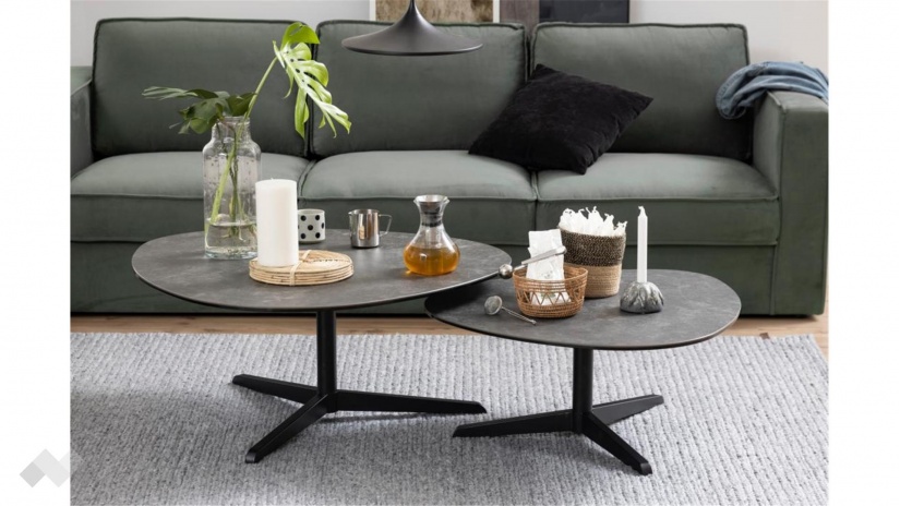 Холна маса Барнсли черен - изглед 5