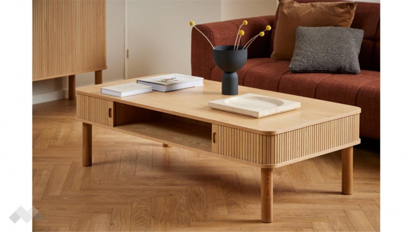 Холна маса Ленгли дъб натурал - изглед 6