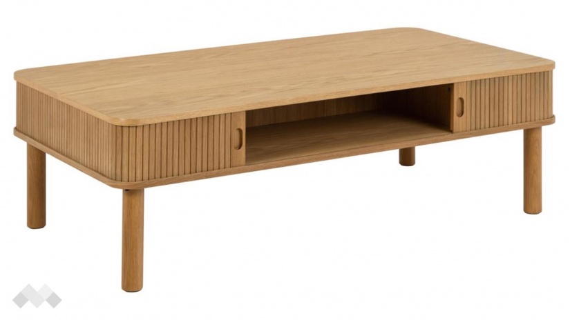 Холна маса Ленгли дъб натурал - изглед 1